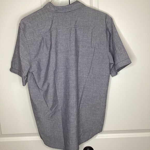 Mens Orvis Short Sleeved Button‎ Down moisture wicking shirt medium Blue - Picture 3 of 5